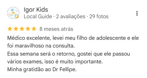 Depoimento Google Dr. Diego Moura